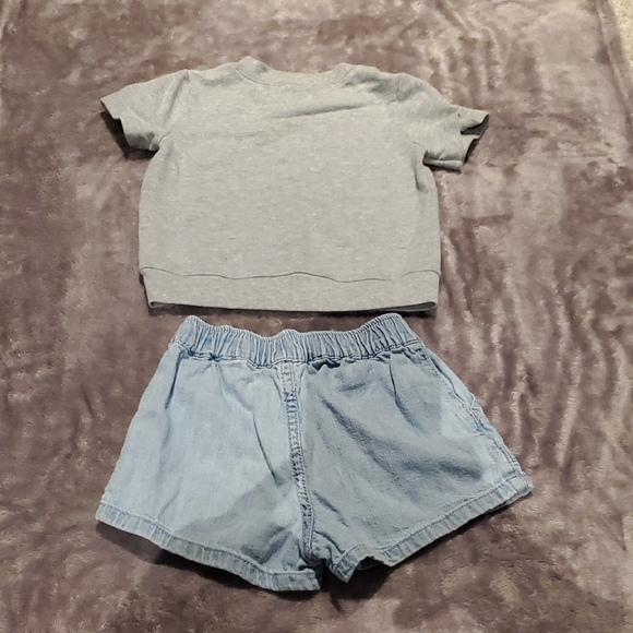 Gray and Blue Kids Matching Set - Picture 4 of 4